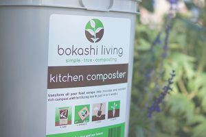 Bokashi composting low carb food waste